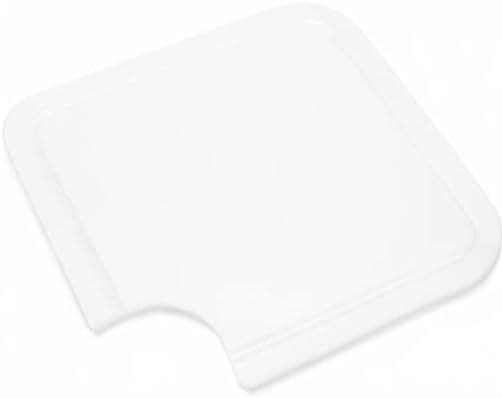 Camco Camper/RV Sink Mate Cutting Board | Features Built-In Juice Groove & Cut Corner for Scrap Disposal | Designed w/Adjustable Rubber Feet for Different Sink Sizes | Expand Kitchen Workspace (43857) | Adjustable rubber feet fit 10x14, 11x13-1/4 and 1...