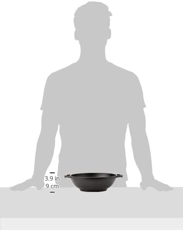 Lodge Cast Iron Mini Wok - Naturally Seasoned Stir Fry Pan with Dual Loop Handles - Compact Cast Iron Cookware for Searing, Serving & Everyday Cooking - 9 Inches