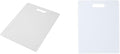 Farberware Large Cutting Board, Dishwasher- Safe Plastic Chopping Board for Kitchen with Easy Grip H and Farberware Plastic Cutting Board, 8x10 Inch, White