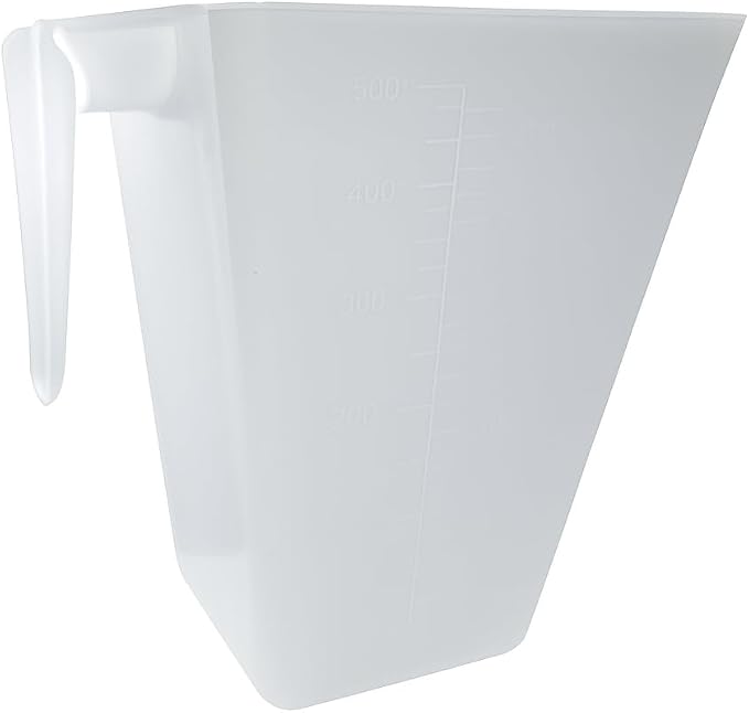 2 Cup (1 Pint | 16 Oz. | 500 mL) Scoop for Coffee, Protein Powder, Pet Food, Spices, Grains and Dry Goods – Plastic Food-Grade, BPA-Free Measuring Cup (Pack of 25)