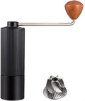 Manual Coffee Grinder, Adjustable Grinding Settings, Stainless Steel Burrs, Portable Hand-Cranked Coffee Grinder, For Espresso, Drip Filter, French Press Filter, Compact And Durable