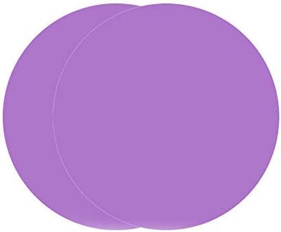 Multi-Purpose Silicone Original Microwave Mat | BPA Free, Food Grade Safe, Heat Resistant to 475°F, Dishwasher Safe - Splatter Guard, Hot Pad, Pot Holder, Minimize Mess,12 Inch, 2PCS (Purple)