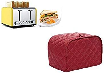 Toaster Appliance Cover Polyester Bread Toaster Cover Bakeware Protector Dust and Fingerprint Protection Four Slices