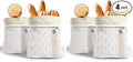 Nectar & Nest Reusable Beeswax Bread Bags for Homemade Bread & Sourdough | Organic Cotton, Beeswax-Lined XL 13x17 Waxed Bags Keep Sourdough Loaves Fresh Longer; Reusable, Zero Waste, Compostable
