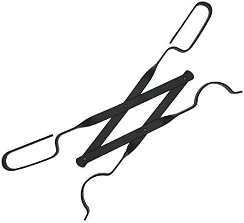 Rocky Mountain Goods Firewood Tongs - (Pack of 2) - Reinforced Wrought Iron for Extra Strength - 26” - Grabber for up to 12” Thick Logs - Log - Rust Resistant Finish for Indoor/Outdoor Use