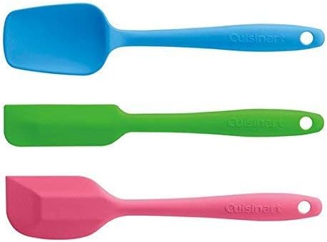 Cuisinart Mini Silicone Spatulas, Set of 3, Multicolor, CTG-00-S3MS