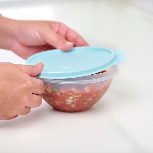 Tupperware Wonderlier 10-Piece Vintage Pastel Set (5 Bowls + 5 Lids) | Plastic Food Storage Mixing Bowl with Secure Lids, BPA Free Materials, & Dishwasher-Safe for Kitchen Storage or Meal Prep