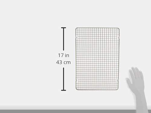 Nordic Ware 43343 Oven Safe Nonstick Baking & Cooling Grid (1/2 Sheet), One Size, Steel | Oven Safe Nonstick Crisping and Cooling Half Sheet Rack