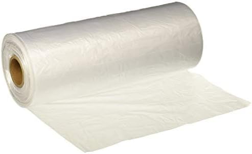 Party Bargains 10" X 15" Plastic Unprinted Produce Bag on a Roll, Bread and Grocery Clear Bag, 450 Bags