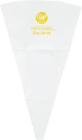 Wilton Professional Reusable Decorating Piping Bag, 12 Inch | Thick Reusable Plastic Piping Bag Fits Standard Couplers & Tips, Easy to Clean, Perfect for Precise Cake Decorating