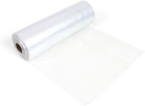 Plastic Roll Bags 10"x15", HDPE Produce Roll, 1 Roll 620 Bags | Transparent Poly Grocery Store Farm Stand Use, Food Storage