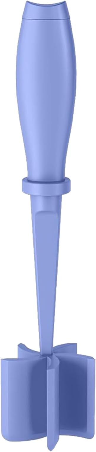 Meat Chopper Ground Beef Masher Tool for Hamburger | 5 Curve Blades Heat Resistant Meat Masher Tool, Turkey and More, Nylon Hamburger Chopper Utensil Non-scratch Utensils-Purple