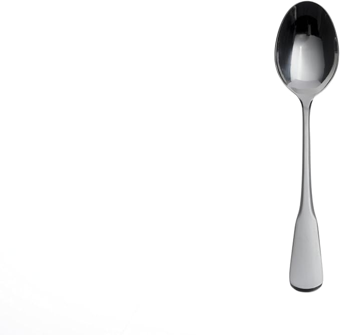 Oneida Colonial Boston Dinner Spoons Silverware Set for 4, Flatware | 18/0 stainless steel, satin finish | dishwasher safe | great for soup or everyday dining, cutlery set, utensil set