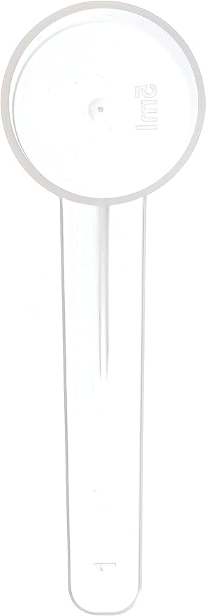 50 Pack Teaspoon Measuring Spoons, 1 Tsp (5 mL) Plastic Creatine Scoops | Clear short-handle 1 tsp scoops for creatine, coffee, spices, grains, powders, baking ingredients, supplements and dry goods.