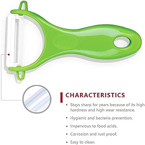COLIBROX Peelers Grate and Julienne - Fruit and Vegetable Peeler Set Quickly Peels Apple, Potato, Corn, Ginger, Citrus, Avocado, Mango and More