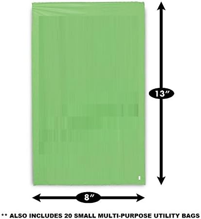 Plastic Roll Bags 10"x15", HDPE Produce Roll, 1 Roll 620 Bags | Transparent Poly Grocery Store Farm Stand Use, Food Storage