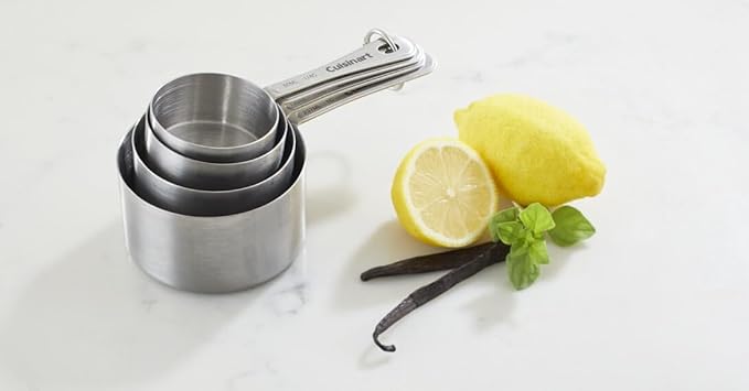 Cuisinart CTG-00-SMC Stainless Steel Measuring Cups, Set of 4