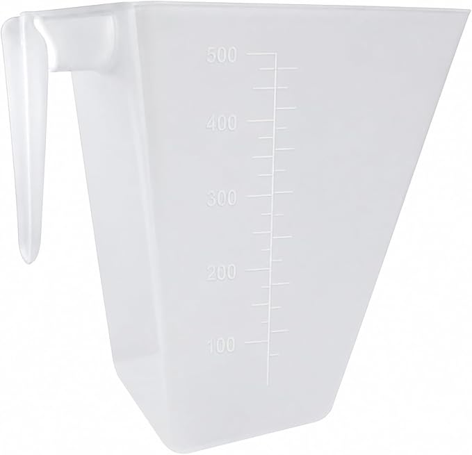2 Cup (1 Pint | 16 Oz. | 500 mL) Scoop for Coffee, Protein Powder, Pet Food, Spices, Grains and Dry Goods – Plastic Food-Grade, BPA-Free Measuring Cup (Pack of 1)