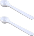 1g/2ml Measuring-Spoons Scoop for Creatine,Powders,Cooking,Recipes,Lab,Food Grade PP Material,BPA-free,Meets FDA Standards，2-Packs(With milliliter scale marking) White