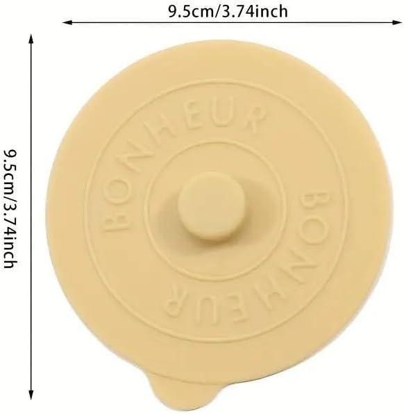4 Pack Silicone Cup Lids, 10cm Reusable Stretchable Drink Covers - Universal Dustproof & Leak-Proof Lids for Coffee, Tea, Wine Glasses, Tumblers - Ideal for Home, Office, Travel