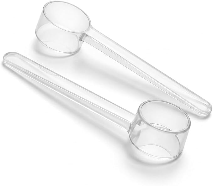 2 Pack 5ml/1tsp/2.5g Scoop for Creatine,Protein,Powders,Cooking,Recipes,Lab,Food Grade,Plastic PP Material,BPA-free,Meets FDA Standards