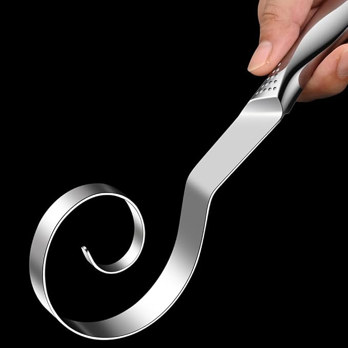 Seamless Danish Dough Whisk -10" Stainless Steel Dutch Bread Dough Whisk Tool for Sourdough Bread Baking, Whisking, Pizza, Pastry, Cake Batter, Biscuits,Dishwasher Safe