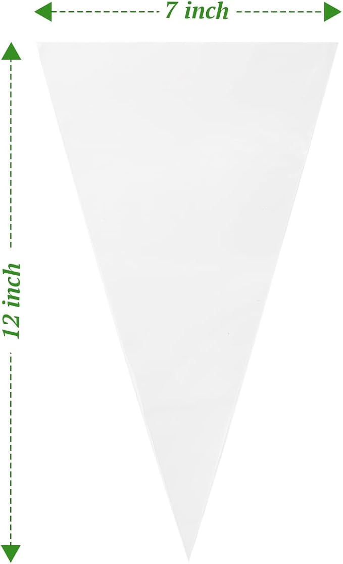 Disposable Piping Bags, 12 Inch Cake Decorating Bags, Anti-Burst Pastry Bags for Cakes and Cookies, Pack of 100