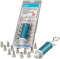 Ateco #556 13 Piece Cake Decorating Set, 12 Decorating Tips with Plunger Style Decorating Tool