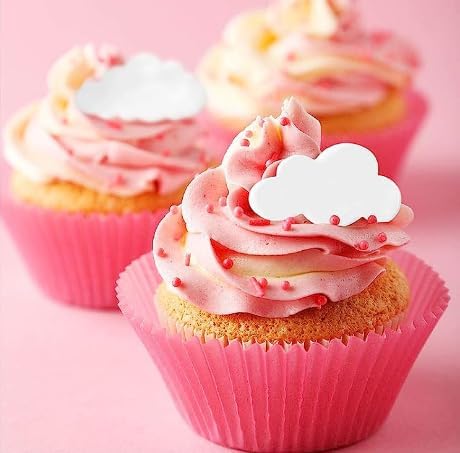 Cloud Cookie Cutters Fluffy Fondant Cutter Cake Mold Cupcake Topper 10 Pcs | Fluffy Cloud Plastic Fondant Cookie Cutter Cake Mold Sugar Craft Mold Cupcake Topper Decorating Tools