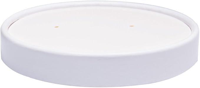 100 Count Paper Lids for Belinlen 5oz/6oz/8oz/12oz/16oz Paper Ice Cream Cups, Hot/Cold Soup Cups‘s Lids | Ice Cream Cups' Lids, Hot/Cold Soup Cups' Lids