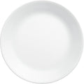 Corelle Vitrelle 4-Pieces 10.25" Glass Dinner Plates Chip & Crack Resistant Glass Dinnerware Set Plates, Winter Frost White