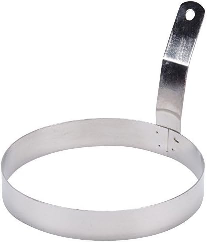 Winco Round Egg Ring, 6-Inch, Stainless Steel (Pack of 2)