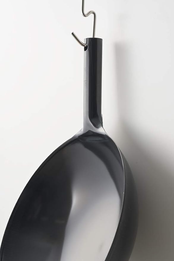 [Made in Japan] Light 30% less Carbon Steel Wok 14 1/4" Gas Round