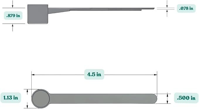 13 mL (13 CC) Long Handle Plastic Measuring Spoon for Coffee, Protein Powder, Pet Food, Spices, Grains, Dry Goods – Food-Grade BPA-Free (Pack of 25)
