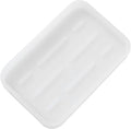 MicoYang Silicone Kitchen Sink Organizer Tray for Multiple Usage,Easy Clean Sponges Holder for Kitchen Bathroom Counter or Sink,Dish Soap Dispenser,Scrubber,Bottle,Cup Ttanslucent 4.9”x 3.2”