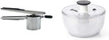 OXO Good Grips Stainless Steel Potato Ricer and OXO Good Grips Large Salad Spinner - 6.22 Qt., White