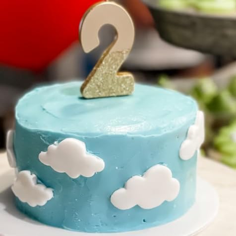 Cloud Cookie Cutters Fluffy Fondant Cutter Cake Mold Cupcake Topper 10 Pcs | Fluffy Cloud Plastic Fondant Cookie Cutter Cake Mold Sugar Craft Mold Cupcake Topper Decorating Tools
