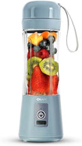 Portable Blender - Cordless 13oz. Personal Blender for Shakes and Smoothies, Licuadora, BPA Free, USB-C Rechargeable, Mini juicer for Travel, Leakproof, Juicer Cup, Ice Crush (Gray)