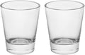 Heavy Base Shot Glasses, 1.5 oz Sets of Clear Shot Glass (2 Pack), Measuring Cup for Espresso, Liquid, and Wine - Heavy Glass (Glass, 2Pack)