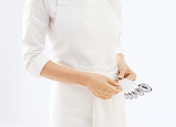 Cuisipro Stainless Steel Measuring Spoon Set Silver, Standard