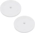 2Pcs White Acrylic Lazy Susan 7 Inch Turntable Organizer Bearings | Mini Lazy Susan, Small Lazy Susan Turntable, 360° Rotating Swivel Plate for Spice Rack, Cosmetic, Cake, Pantry, DIY Display