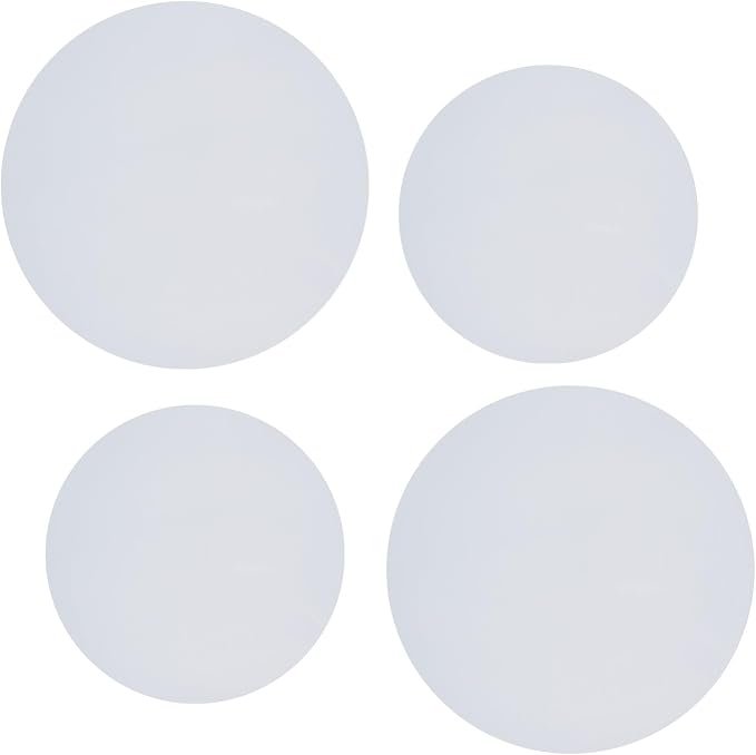 Kerixi Electric Stove Burner Covers Range Top For Expanding Counter Space Stovetop Decor (White)