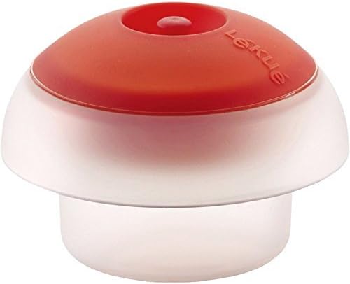 Lékué Microwave Ovo Egg Cooker | Set of 2 | x1 Round & x1 Square Egg Mold | Fast Egg Cooker in Pan or Microwave | Add Vegetables For Mini Omelets | Dishwasher Safe | Cooking Guide & Recipes Included