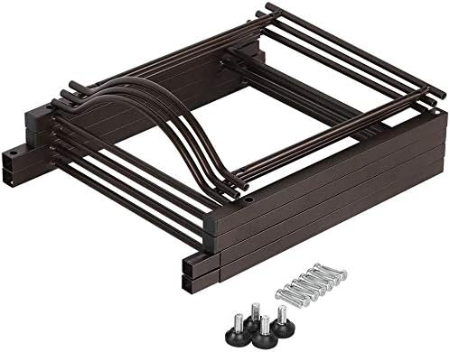 Water Cooler Jug Rack, Water Bottle Storage Rack,5 Gallon Water Dispenser | 3-Tier Dark Brown,Heavy-Duty Steel,Rustproof,Easy Assembly,Floor Protection,Save Space, Detachable,Perfect for Home, Kitchen
