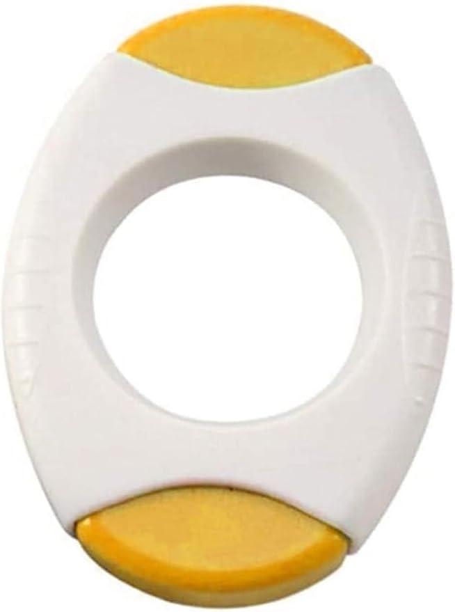 Yellow Egg Cracker Tool, Shell Opener Topper Cutter Separator for Quickly Cutting Off Tops of Eggs, Kitchen Gadgets Scissors