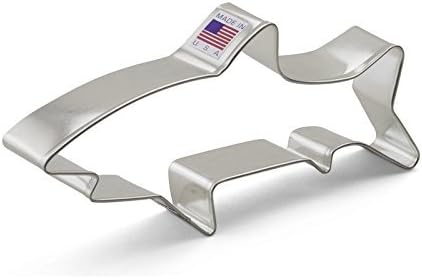 Ann Clark Shark Cookie Cutter Extra Large 6" Made in USA | Perfect Size and Shape, America’s Largest Cookie Cutter Maker, Food-Safe American Steel