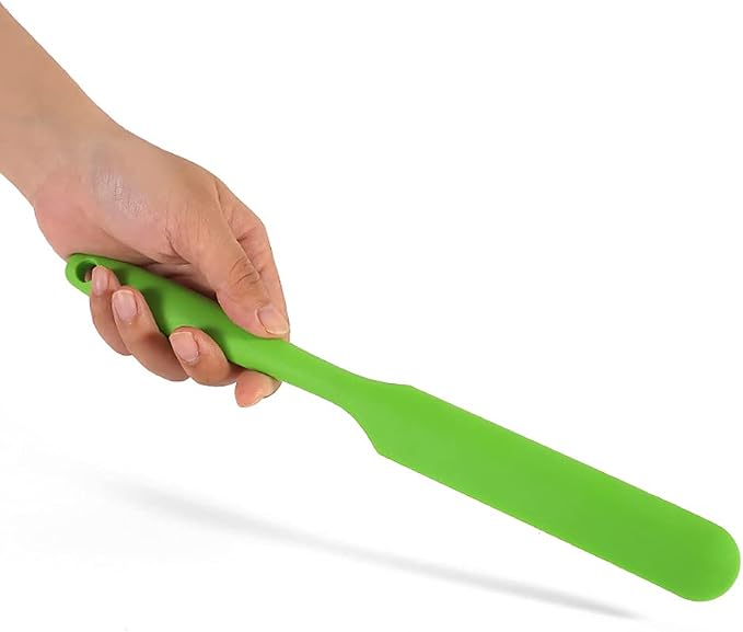 Small Silicone Spatulas Bulk for Kitchen, Baking, Cake Icing, Resin Craft(set of 6), Mini Silicon Scraper Tool, Jar Spatula with Long Handle Heat Resistant, Waxing Sticks Large with Slant for Hard Wax | Mini Silicone Spatula Bulk for Kitchen, Baking, C...
