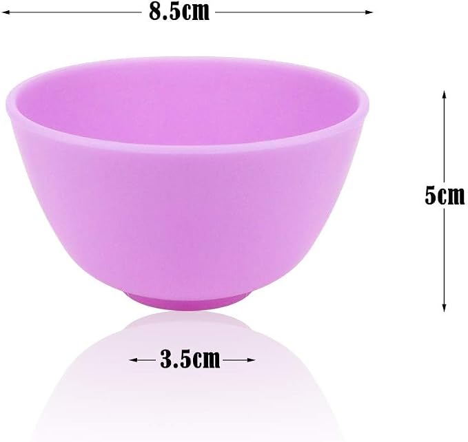 10 PCS Multi-colorful Silicone Mixing, Prep, Serve, Condiment and Facial Mask Bowls for Skincare, DIY Craft, Resin, and Acrylic Painting