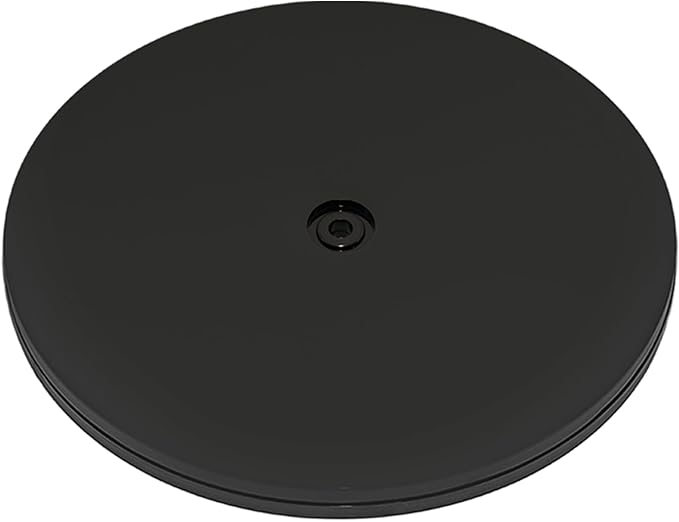 1Pcs Black Acrylic Lazy Susan 8 Inch Turntable Organizer Bearings | Mini Lazy Susan, Small Lazy Susan Turntable, 360° Rotating Swivel Plate for Spice Rack, Cosmetic, Cake, Pantry, DIY Display