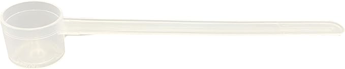 6.5 mL (6.5 CC) Long Handle Plastic Measuring Spoon for Coffee, Protein Powder, Pet Food, Spices, Grains, Dry Goods – Food-Grade BPA-Free (Pack of 100)